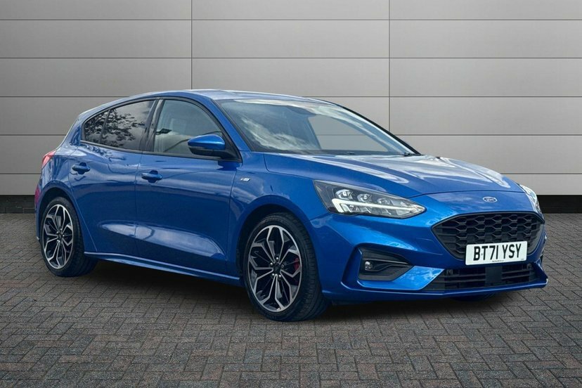 Ford Focus 1.0T Ecoboost St-line X Hatchback BT71YSY Blue