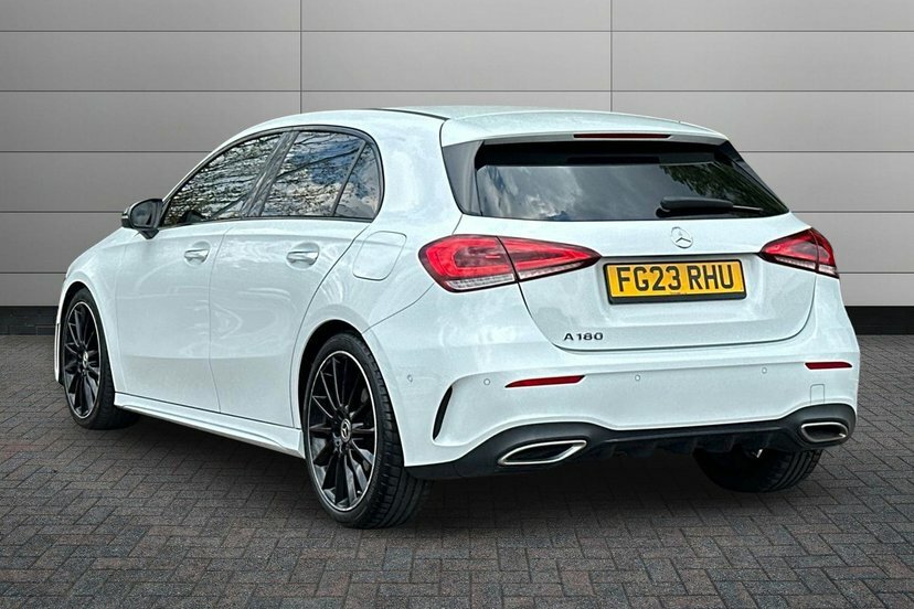 Mercedes-Benz A Class A180 Amg Line Night Edition Premium Plus FG23RHU White #2