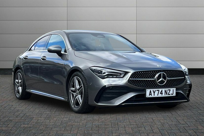 Mercedes-Benz CLA Class Cla220d Amg Line Executive Coupe AY74NZJ Grey