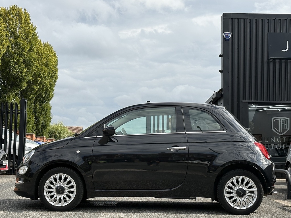Fiat 500 Lounge Black #4