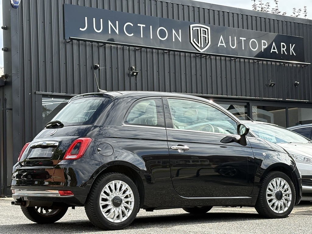 Fiat 500 Lounge Black #6