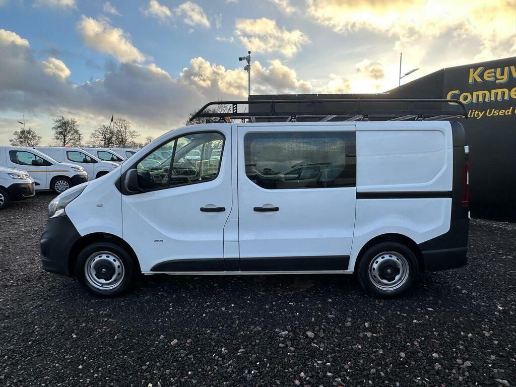 Vauxhall Vivaro 1.6 Cdti 2900 Biturbo Ecotec Crew Van L1 H1 Euro 6 White #4