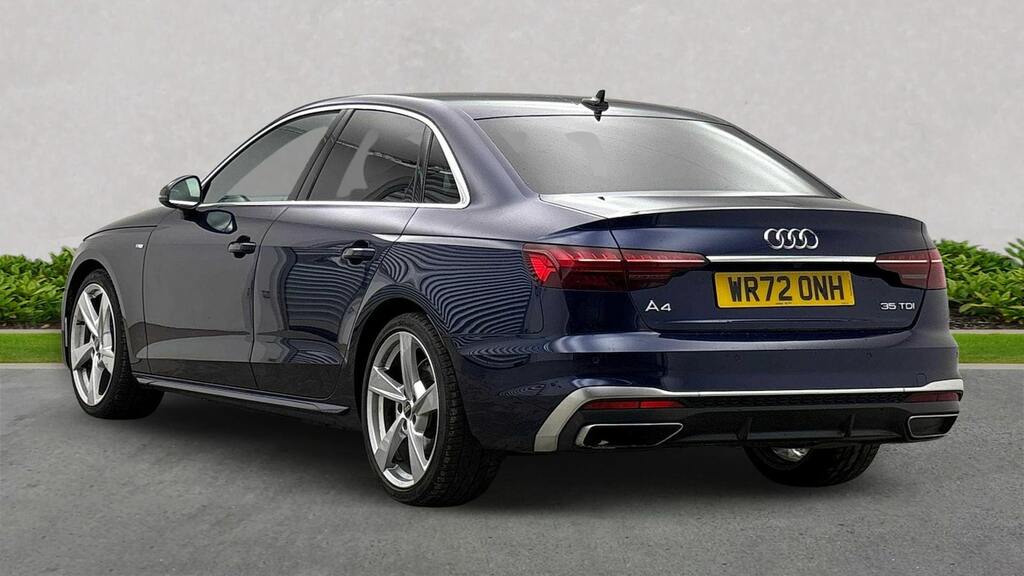 Audi A4 2.0 Tdi 35 S Line Saloon S Tronic Euro Blue #2