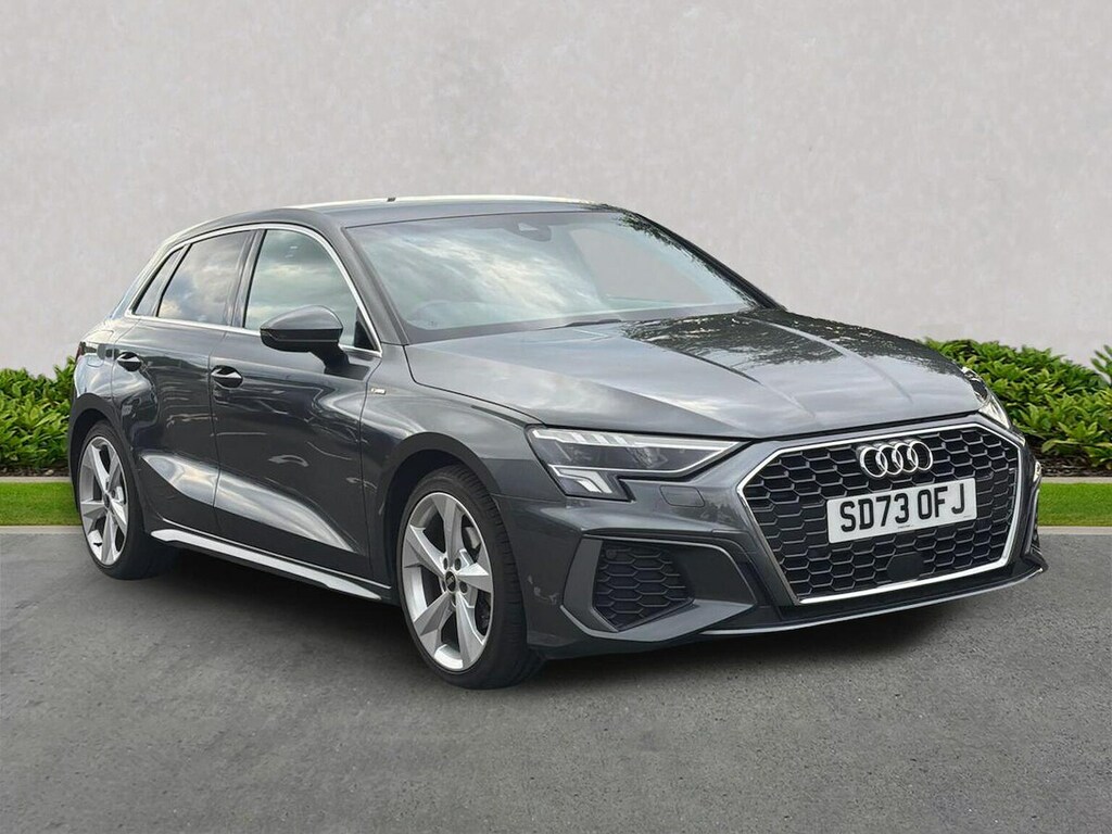 Audi A3 1.5 Tfsi 35 S Line Sportback S Tronic E SD73OFJ Grey