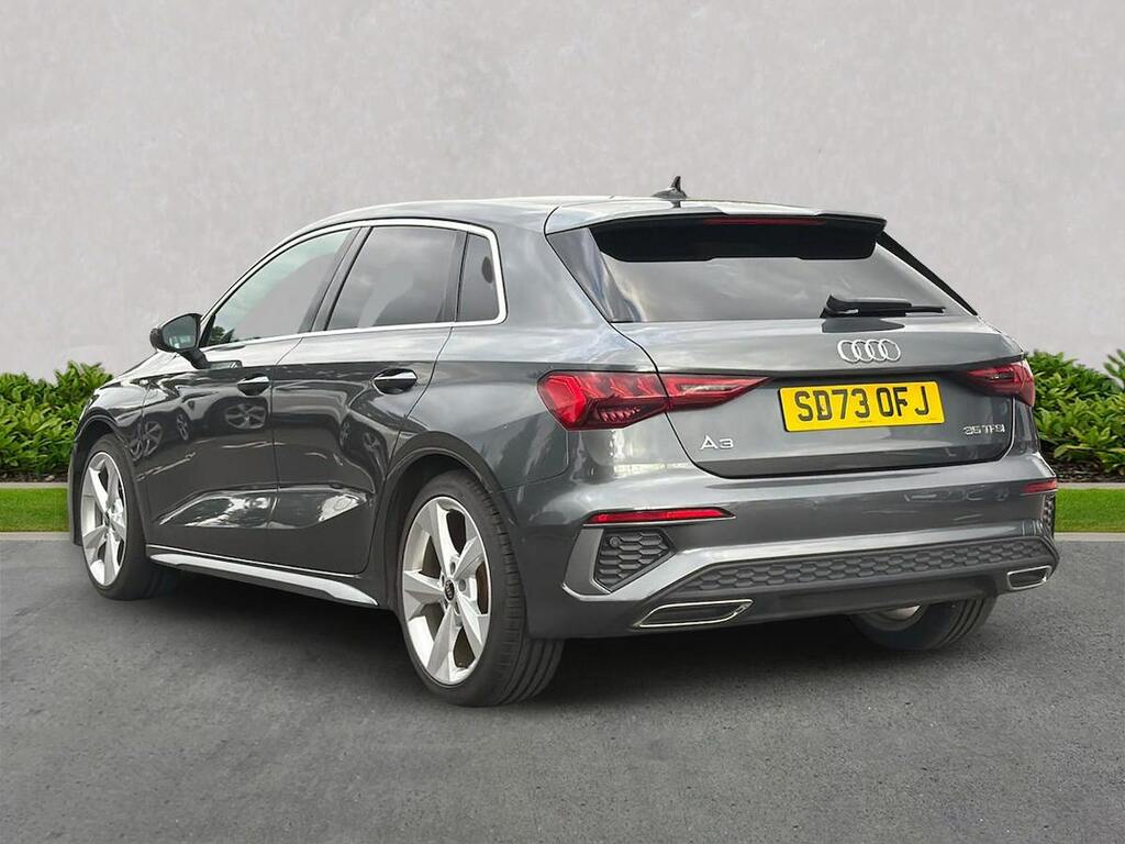 Audi A3 1.5 Tfsi 35 S Line Sportback S Tronic E SD73OFJ Grey #2
