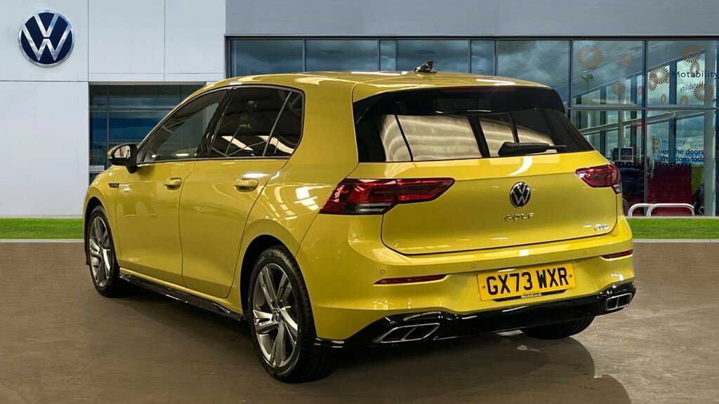 Volkswagen Golf Golf 1.5 Etsi 150 R-line Dsg GX73WXR Yellow #3