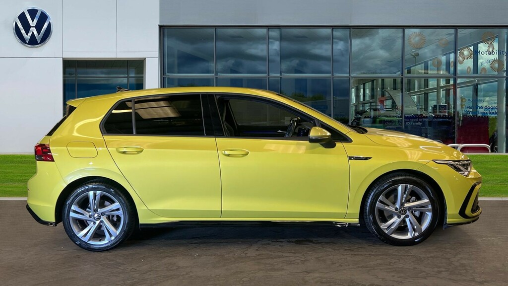 Volkswagen Golf Golf 1.5 Etsi 150 R-line Dsg GX73WXR Yellow #4