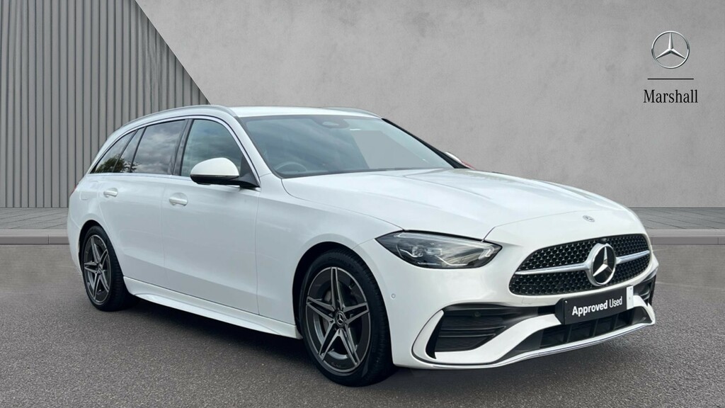 Mercedes-Benz C Class C Class C220d Amg Line 9G-tronic KP24GHD White