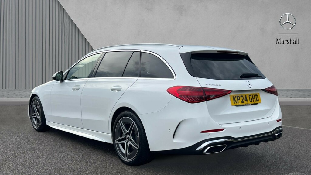 Mercedes-Benz C Class C Class C220d Amg Line 9G-tronic KP24GHD White #2