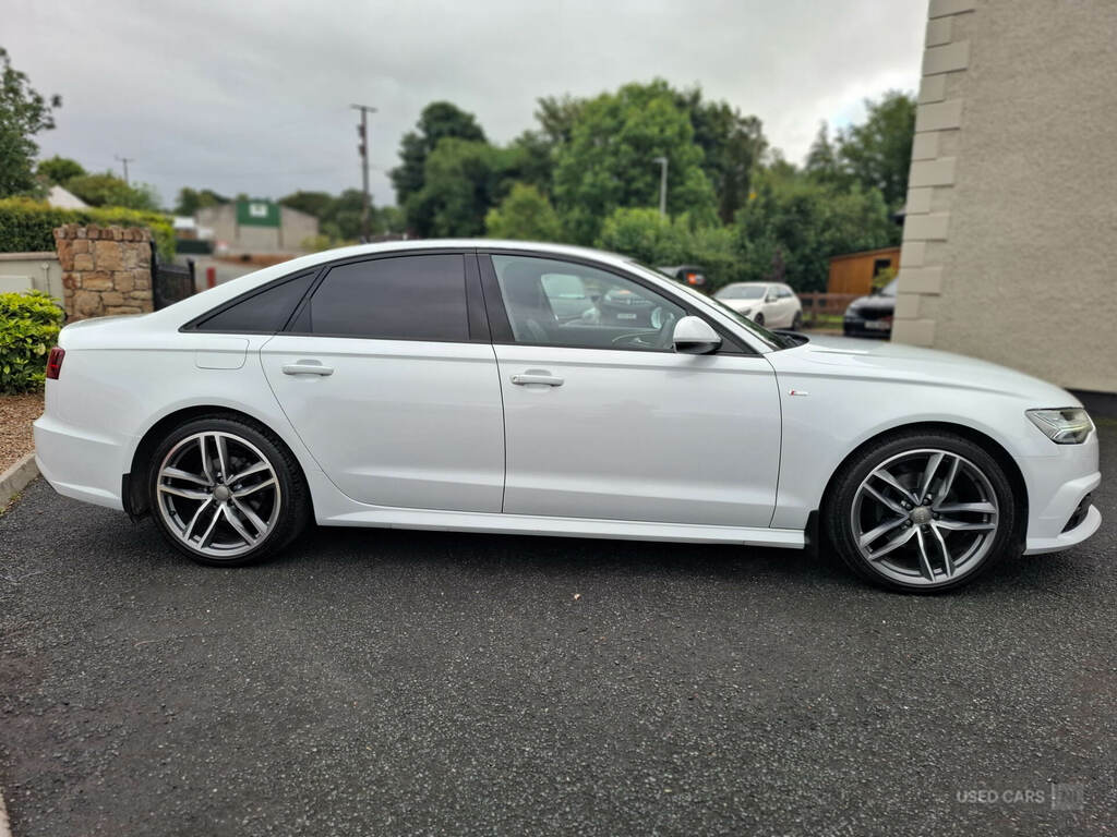 Audi A6 2.0 Tdi Quattro Black Edition S Tronic White #6