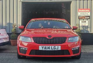 Skoda Octavia 2.0 Tdi Vrs Hatchback Dsg Euro 5 Ss Red #3