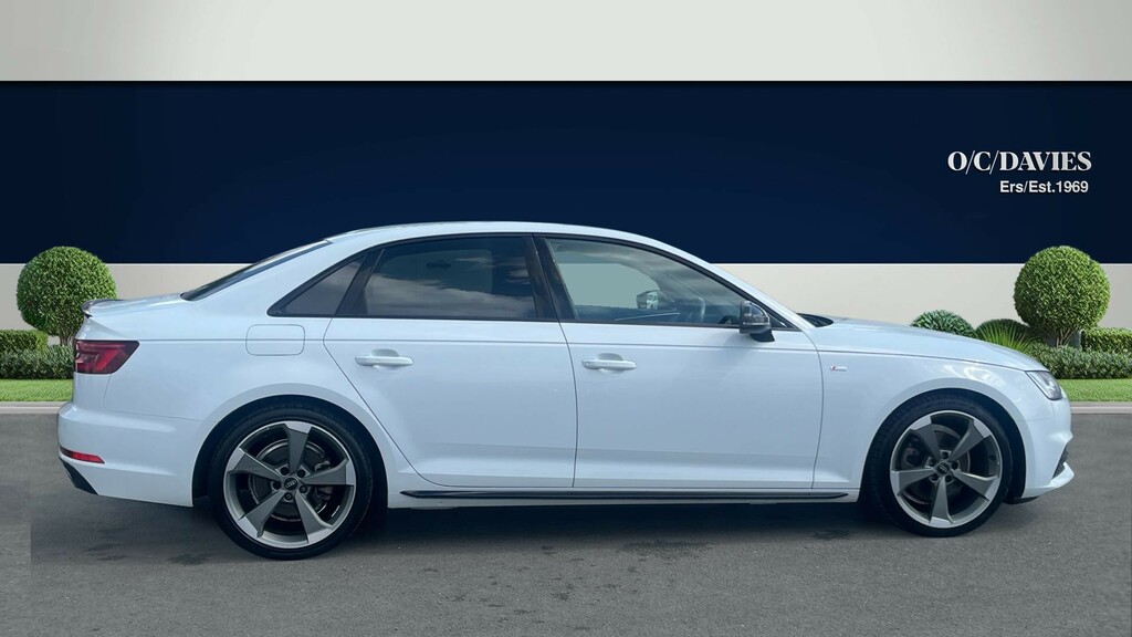 Audi A4 2.0 Tfsi Black Edition Saloon S Tronic White #2
