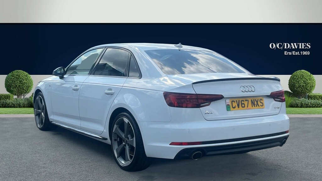 Audi A4 2.0 Tfsi Black Edition Saloon S Tronic White #3