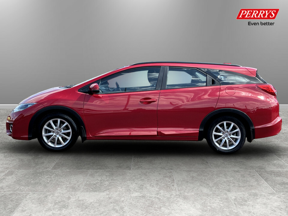 Honda Civic 1.6 I-dtec Se Plus Red #4