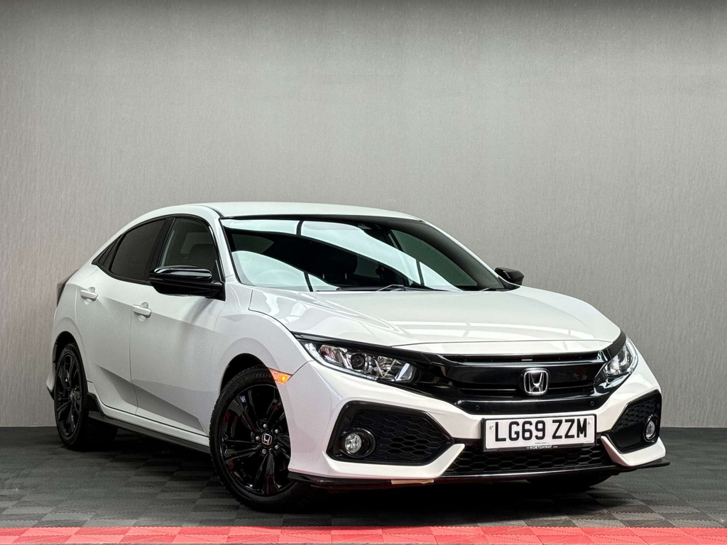 Honda Civic Vtec Turbo Sport Line Hatchback Cvt Euro 6 White
