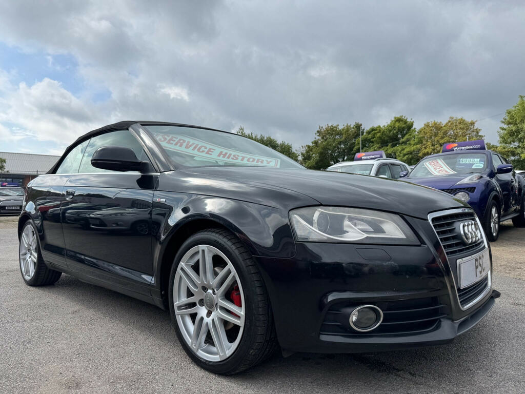 Audi A3 Cabriolet 1.9 Tdi S Line Euro 4 Black #3
