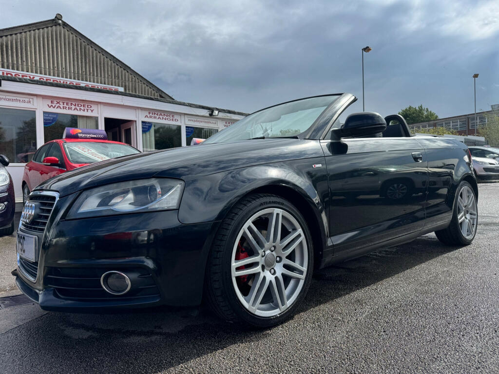 Audi A3 Cabriolet 1.9 Tdi S Line Euro 4 Black
