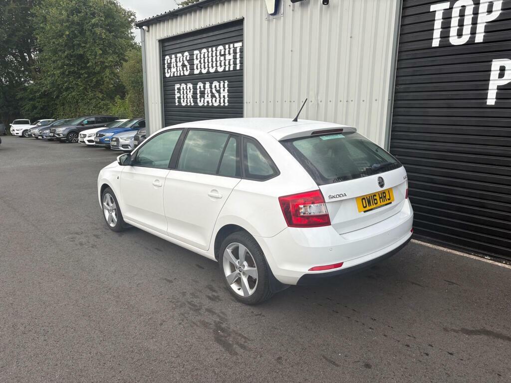 Skoda Rapid Spaceback 1.6 Tdi Se Tech Euro 5 White #3