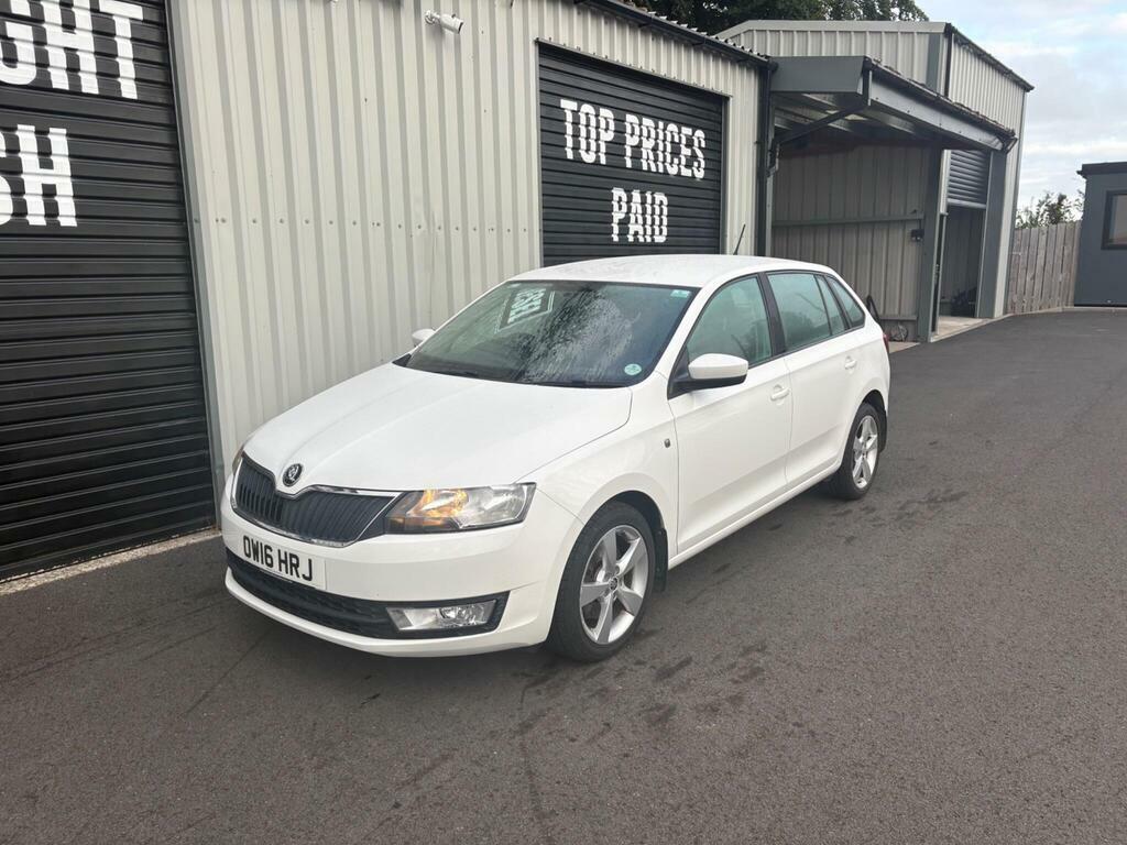 Skoda Rapid Spaceback 1.6 Tdi Se Tech Euro 5 White #4
