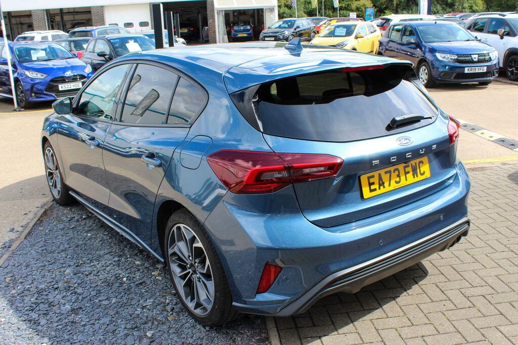 Ford Focus 1.0T Ecoboost St-line X Euro 6 Ss EA73FWC Blue #4