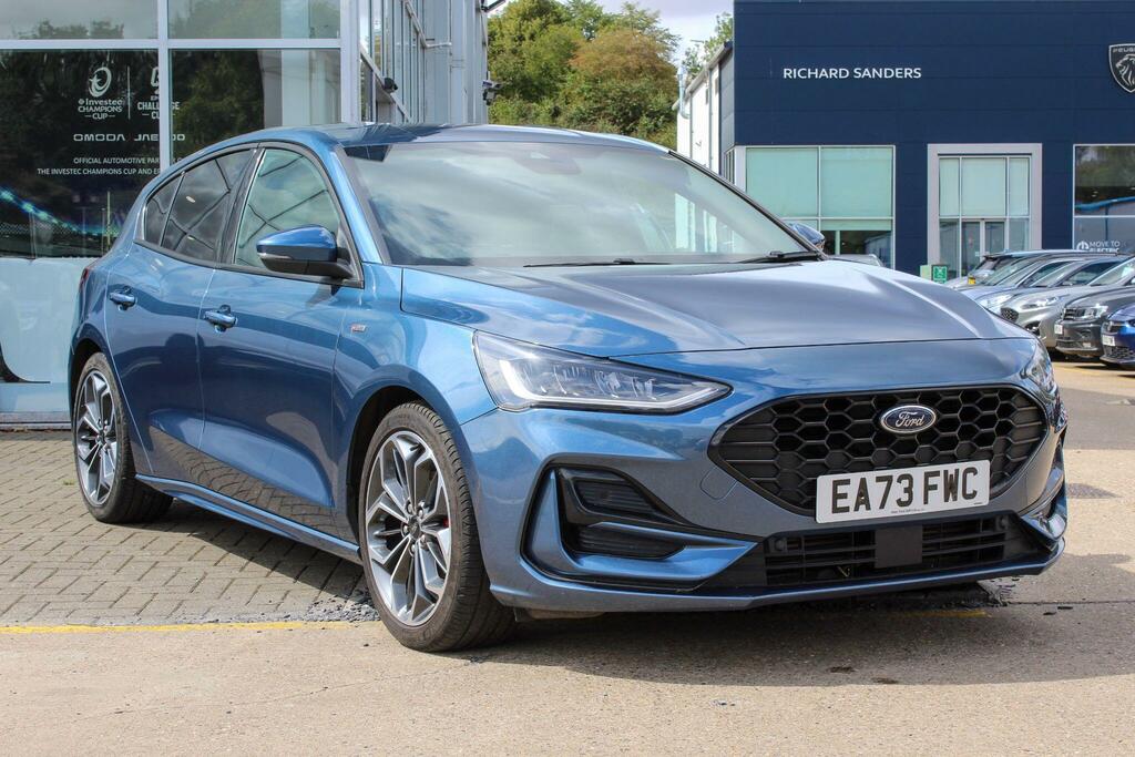 Ford Focus 1.0T Ecoboost St-line X Euro 6 Ss EA73FWC Blue