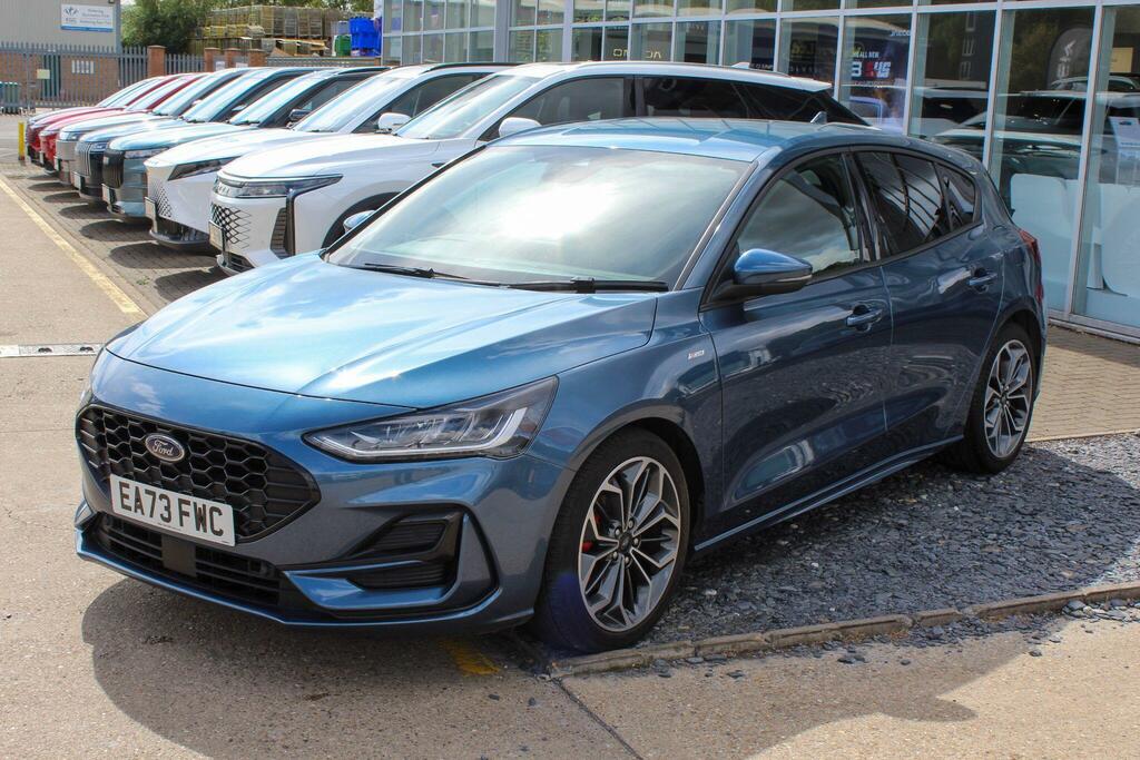 Ford Focus 1.0T Ecoboost St-line X Euro 6 Ss EA73FWC Blue #3