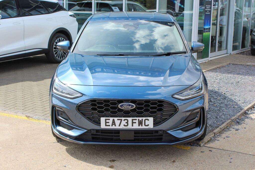 Ford Focus 1.0T Ecoboost St-line X Euro 6 Ss EA73FWC Blue #2