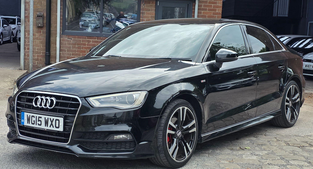 Audi A3 1.6 Tdi S Line S Tronic Euro 6 Ss Black #3