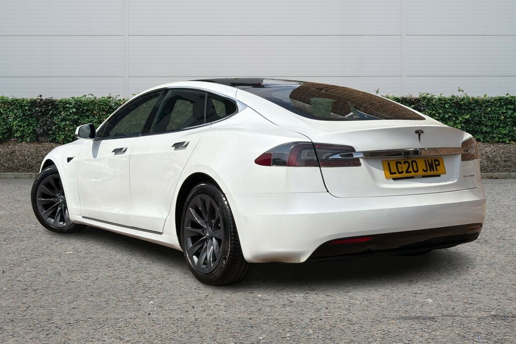 Tesla Model S Tesla Model S Hatchback Long Range Awd White #2
