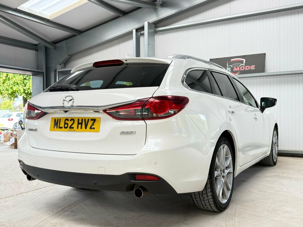 Mazda 6 2.0 Skyactiv-g Sport Nav Tourer Euro 5 Ss White #6