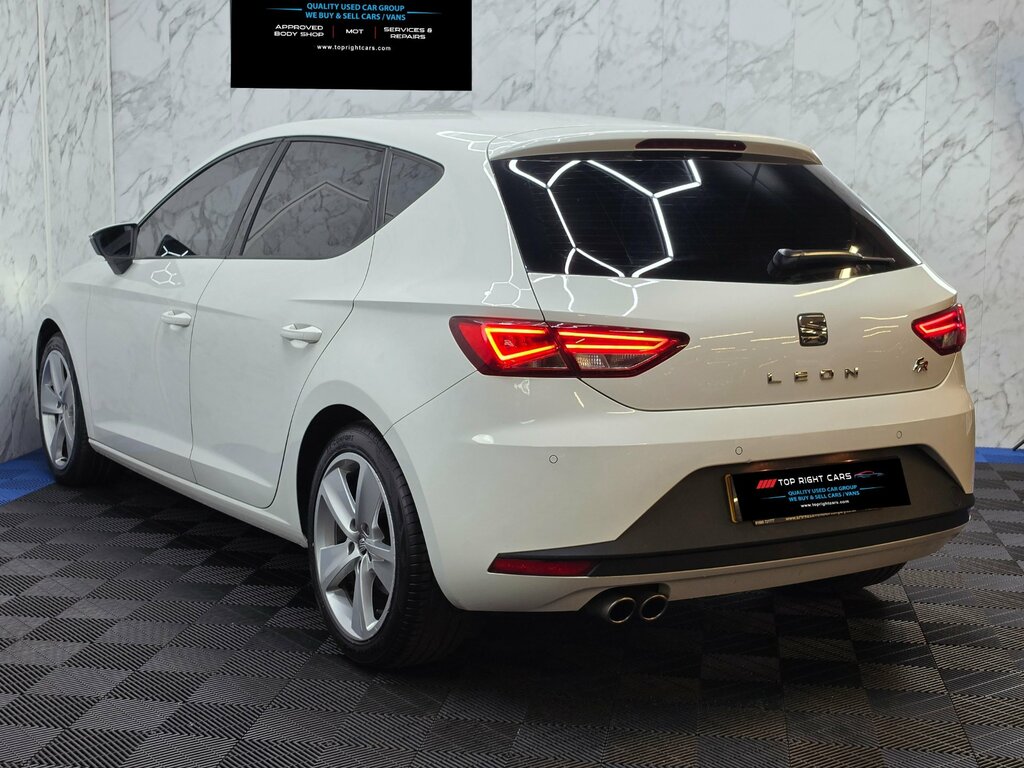 Seat Leon 2.0 Tdi Cr Fr Hatchback Ss 1 White #4