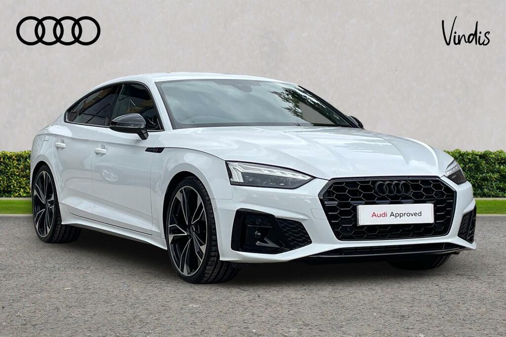 Audi A5 Sportback Tfsi S Line Black Edition Mhev White