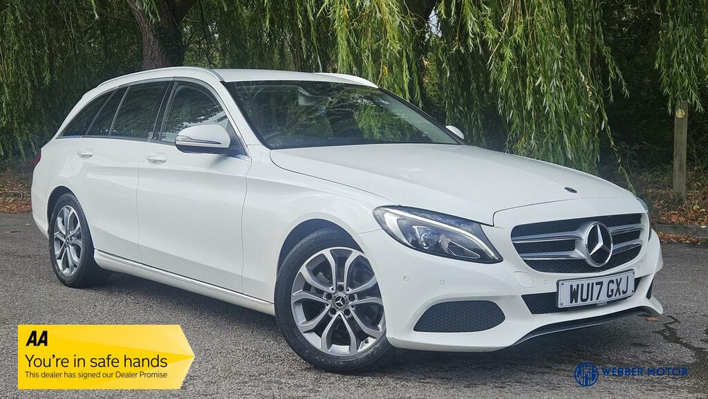 Mercedes-Benz C Class 1.6 C200d Sport Estate Euro 6 S White