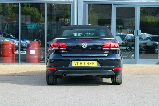 Volkswagen Golf 1.6 Tdi Bluemotion Tech Se Cabriolet Ma Black #5