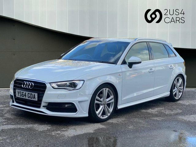 Audi A3 2.0 Tdi S Line Sportback Euro 6 White #3
