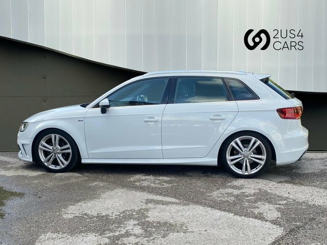 Audi A3 2.0 Tdi S Line Sportback Euro 6 White #4