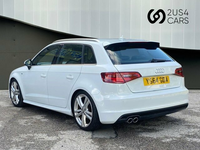 Audi A3 2.0 Tdi S Line Sportback Euro 6 White #5