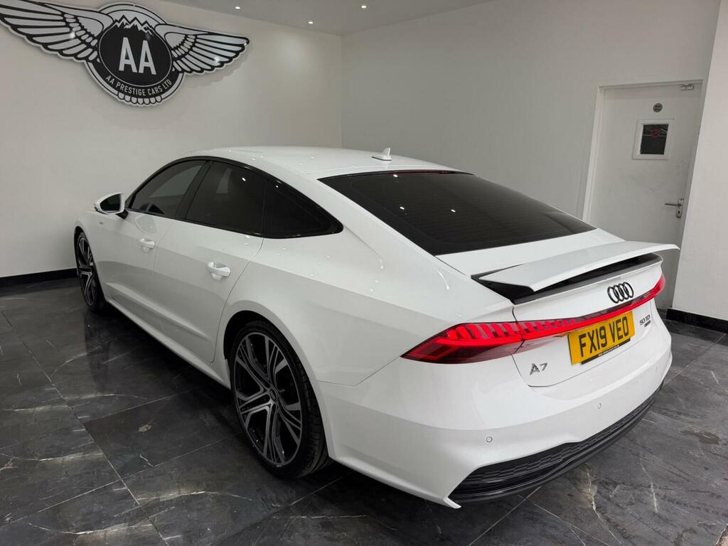 Audi A7 3.0 Tdi V6 50 S Line Sportback Tiptronic Quattro E White #4