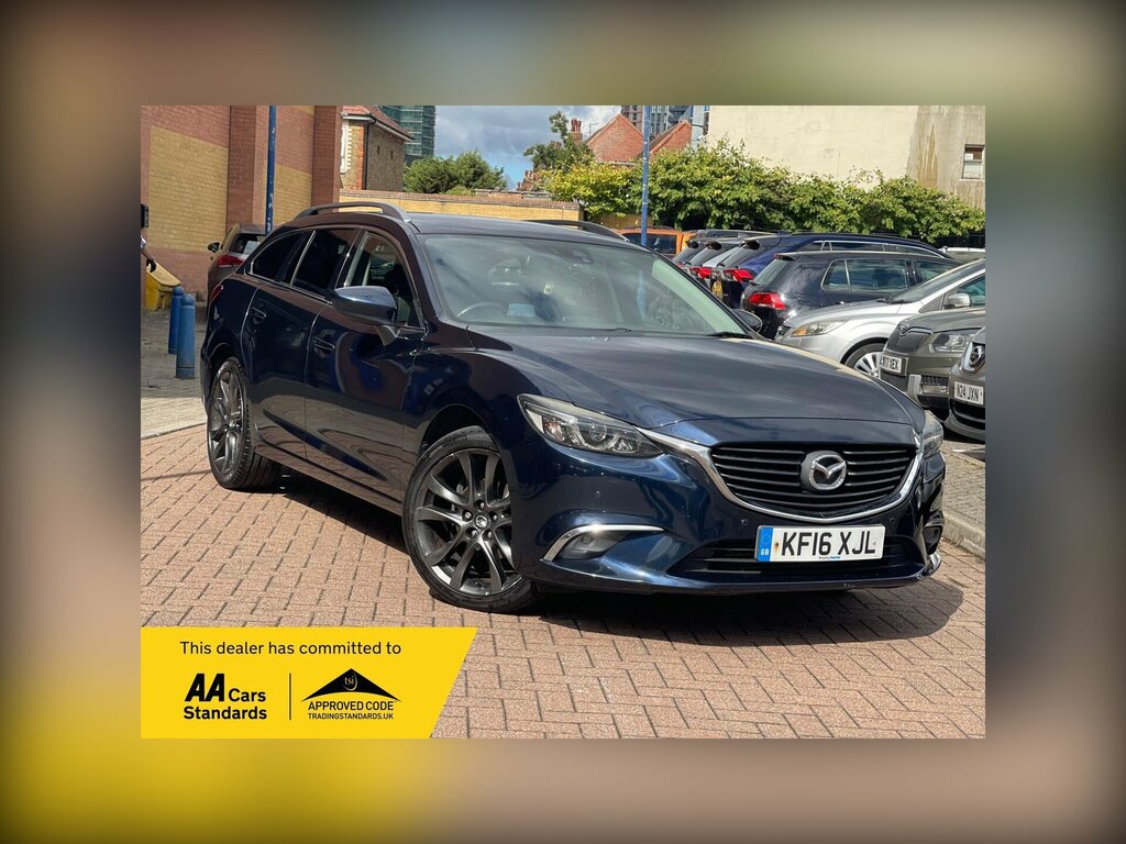 Mazda 6 2.2 Skyactiv-d Sport Nav Tourer Euro 6 Ss Blue
