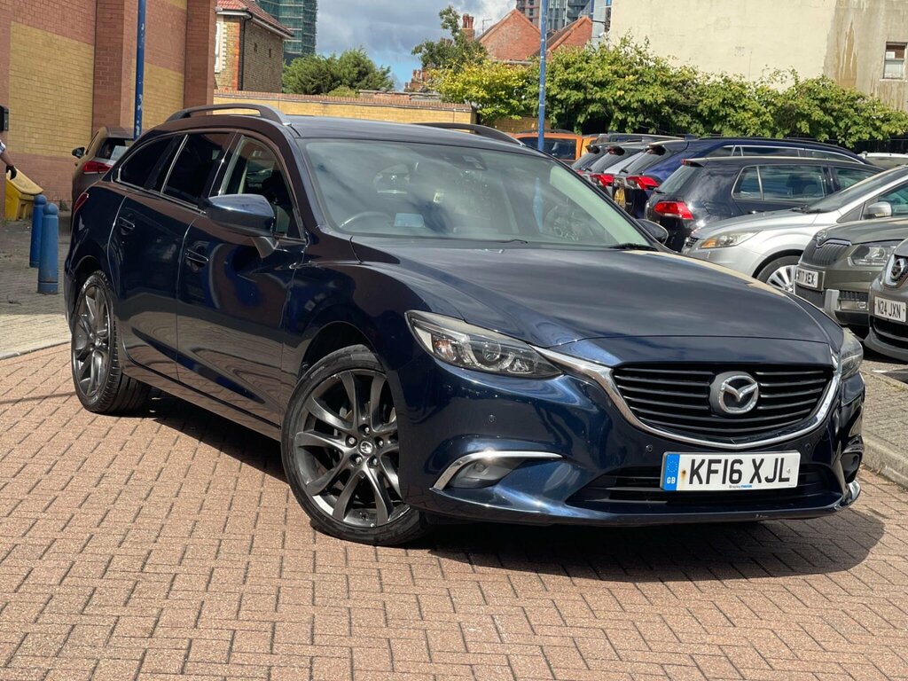 Mazda 6 2.2 Skyactiv-d Sport Nav Tourer Euro 6 Ss Blue #5