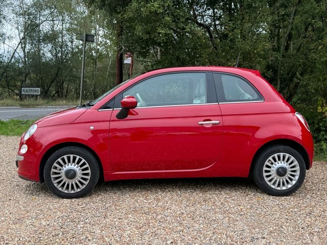 Fiat 500 Lounge Hatchback Red #2