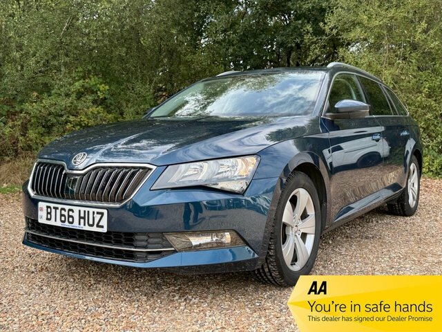 Skoda Superb Tdi Se Technology Estate Blue