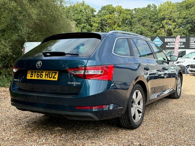 Skoda Superb Tdi Se Technology Estate Blue #5