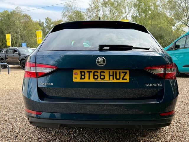 Skoda Superb Tdi Se Technology Estate Blue #4