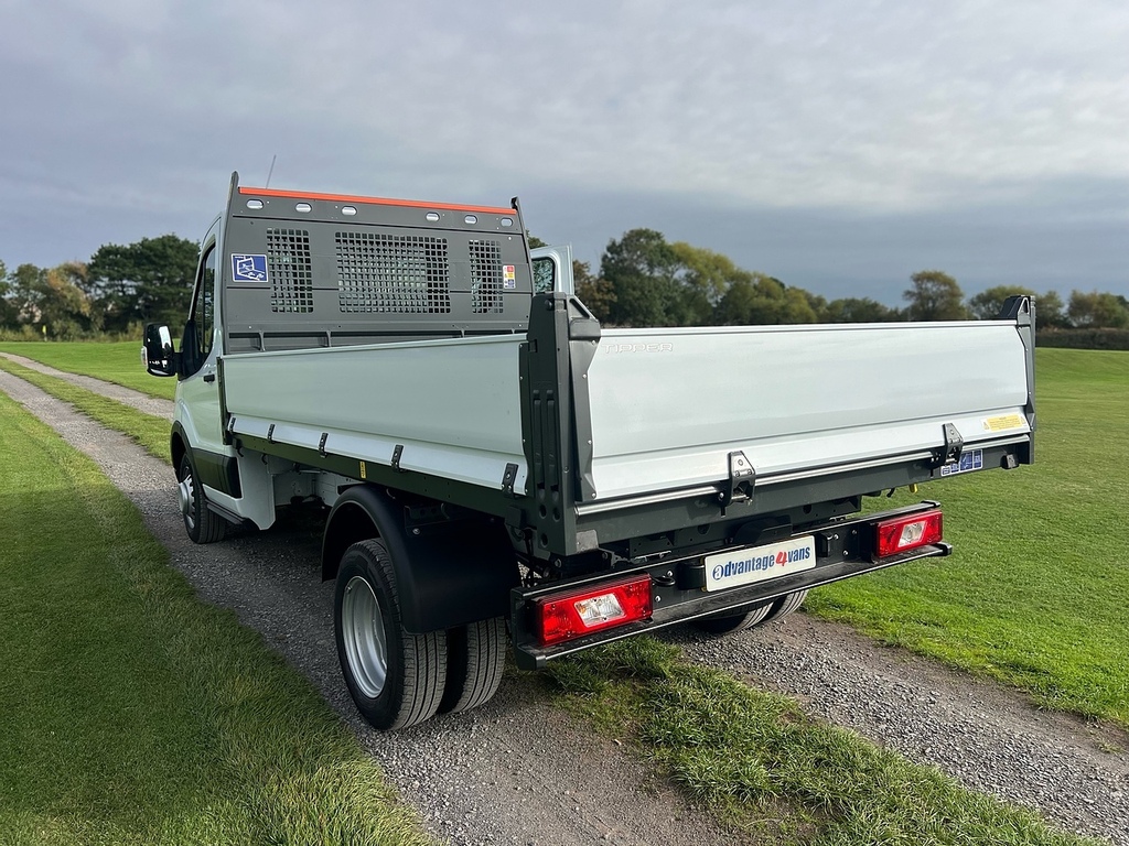 Ford Transit Custom 350 Ecoblue Tipper Aircon White #6