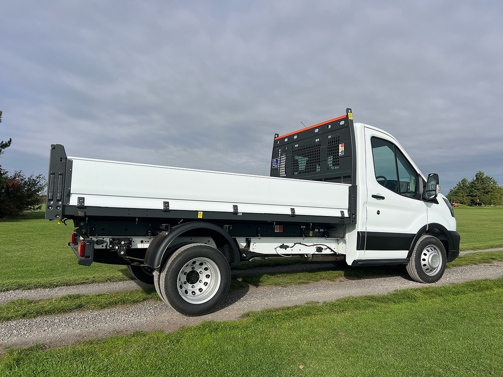 Ford Transit Custom 350 Ecoblue Tipper Aircon White #3
