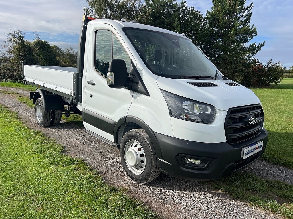 Ford Transit Custom 350 Ecoblue Tipper Aircon White