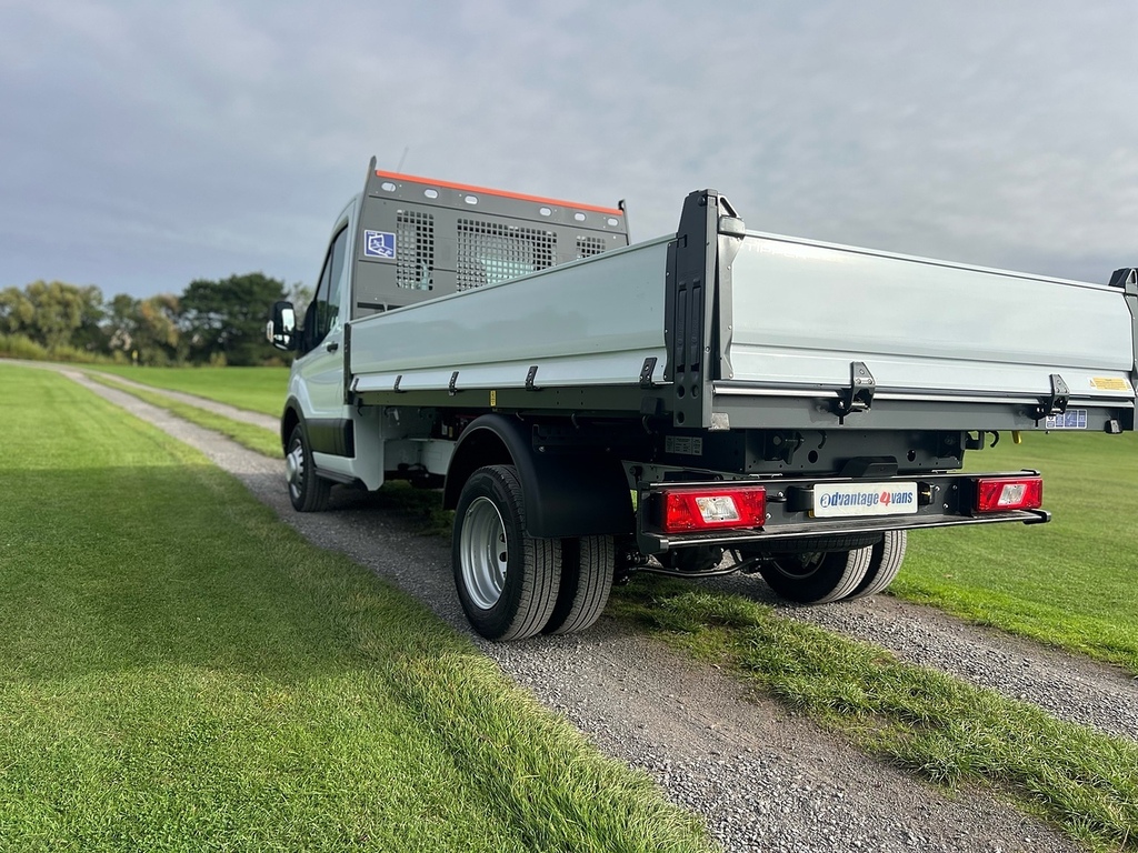 Ford Transit Custom 350 Ecoblue Tipper Aircon White #5