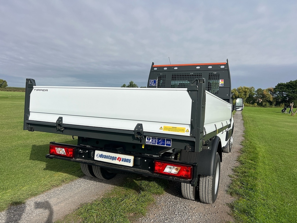 Ford Transit Custom 350 Ecoblue Tipper Aircon White #4