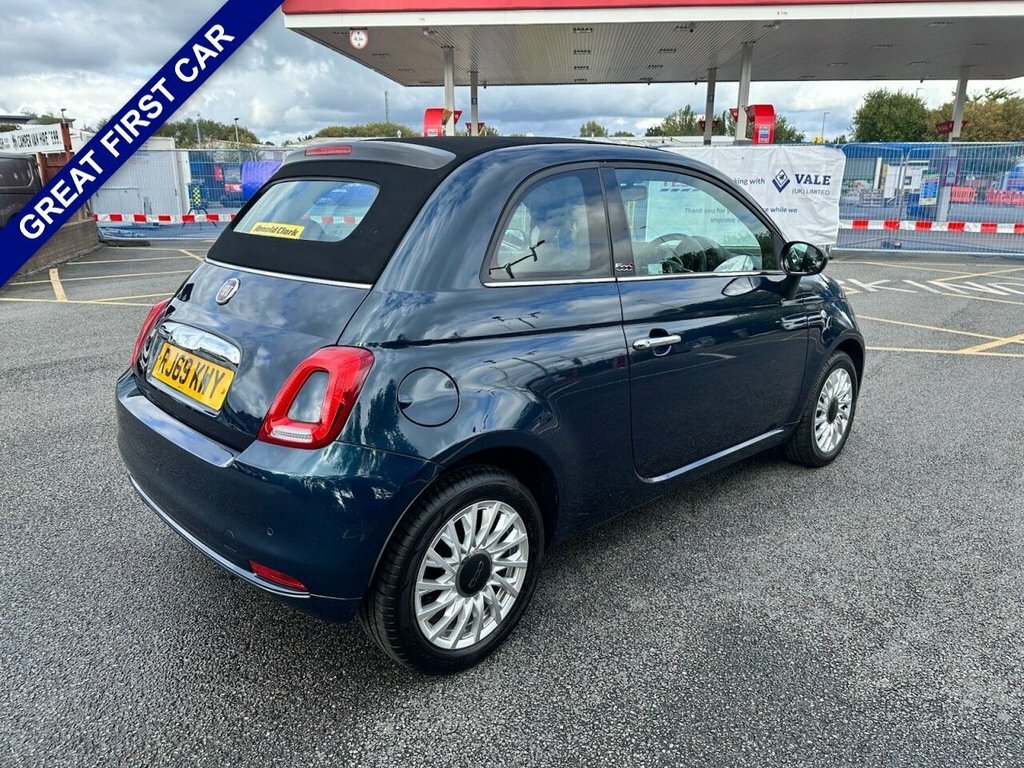 Fiat 500C 1L Lounge Blue #4